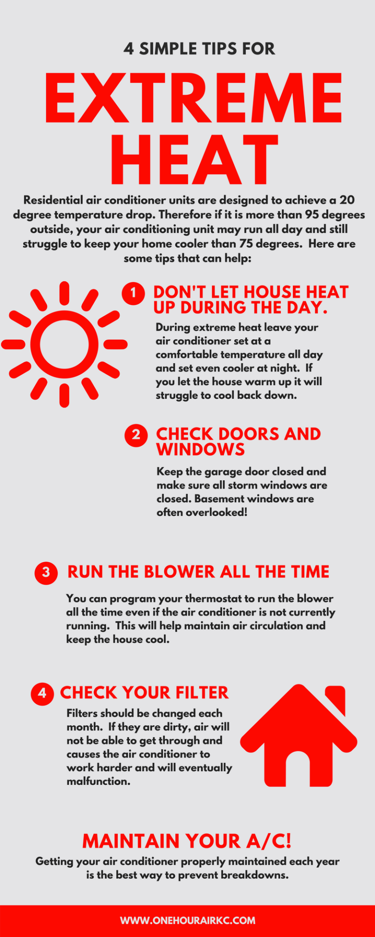 4 Simple Tips For Extreme Heat / Furnace and Air Conditioner repair in ...